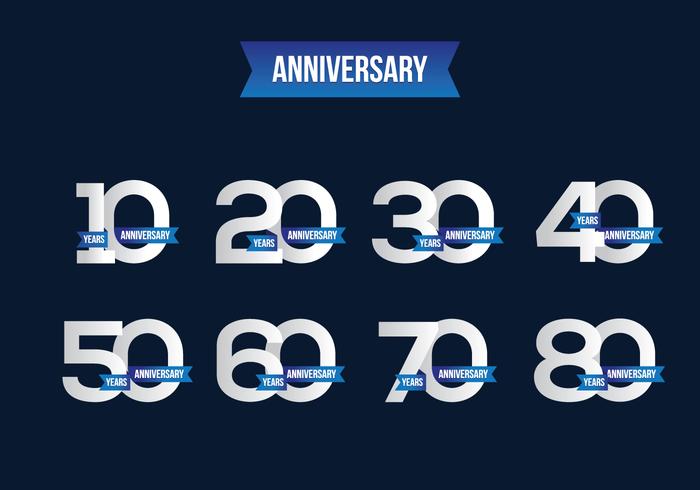 Free Anniversary Vector