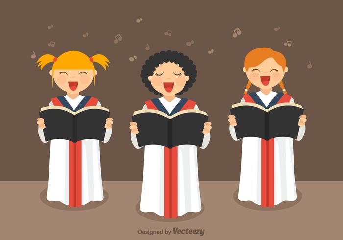 Girls Choir Vector