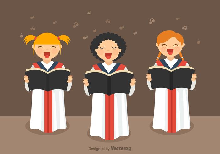 Coro Chicas Gratis vector