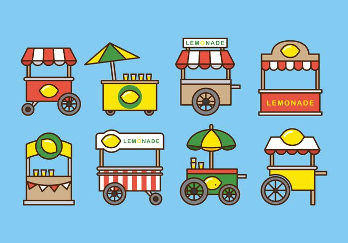 Free Simple Lemonade Stand vector