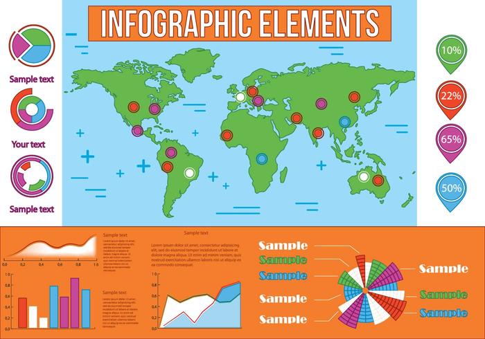 Elementos Infográficos Gratuitos Del Vector