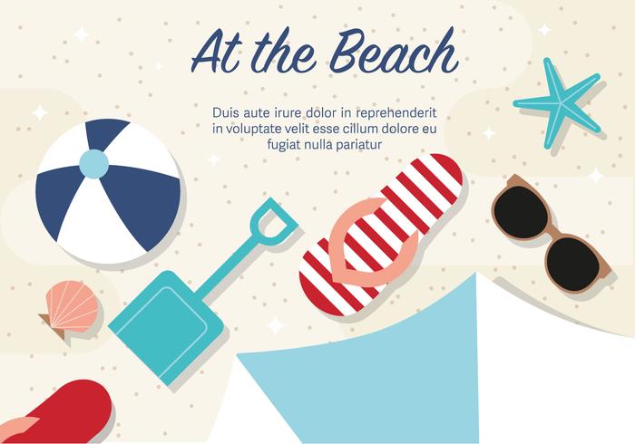 Free Beach Vector Illustration