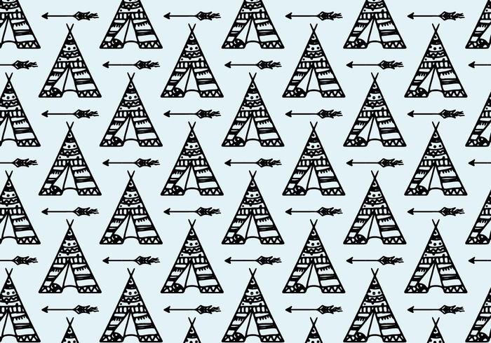 Free Vector Tipi Pattern