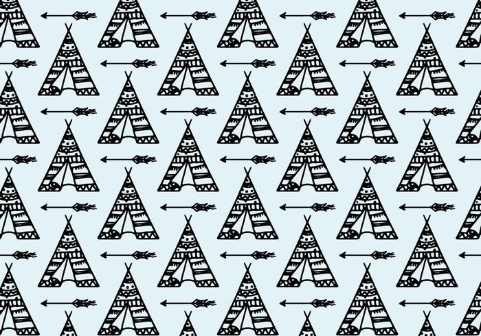 Free Vector Tipi Pattern