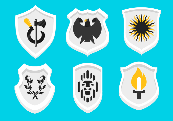 Wappen Shield Shape Vectors Wappen Shield Shape Vectors
