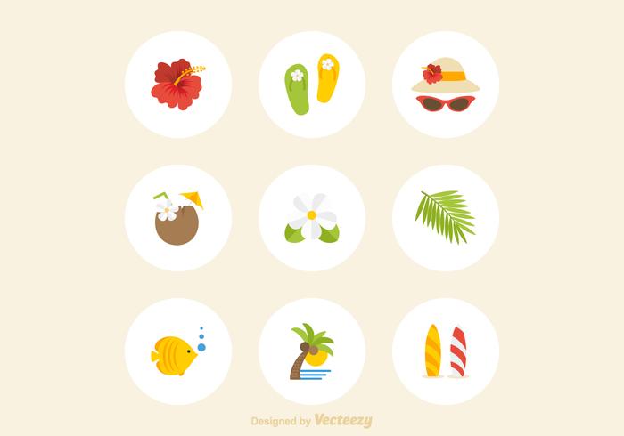 Free Hawaii Icons Vector Free Hawaii Icons Vector