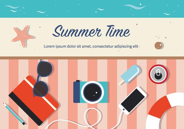 Free Summer Time Vector