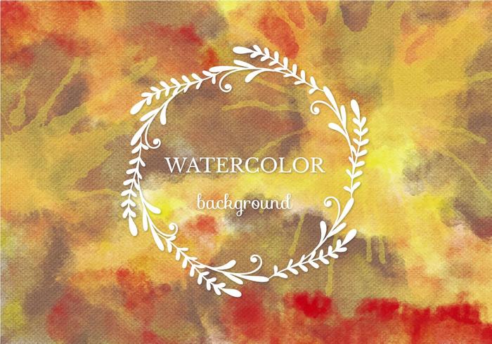 Free Vector Warm Watercolor Background