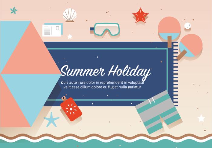 Free Summer Holiday Vector Free Summer Holiday Vector