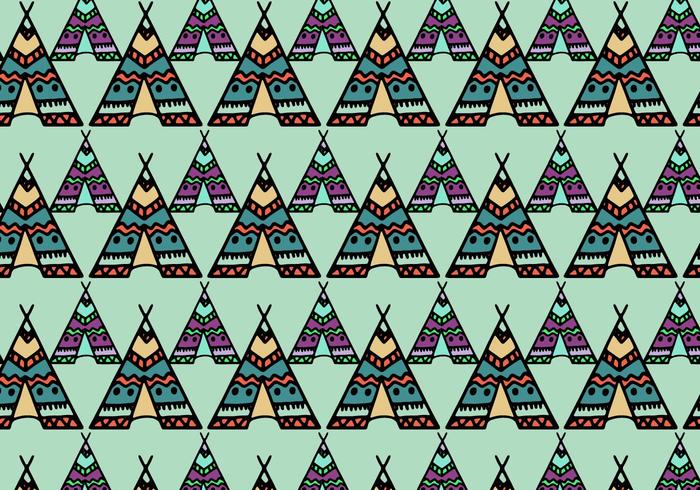 Free Vector Tipi Pattern