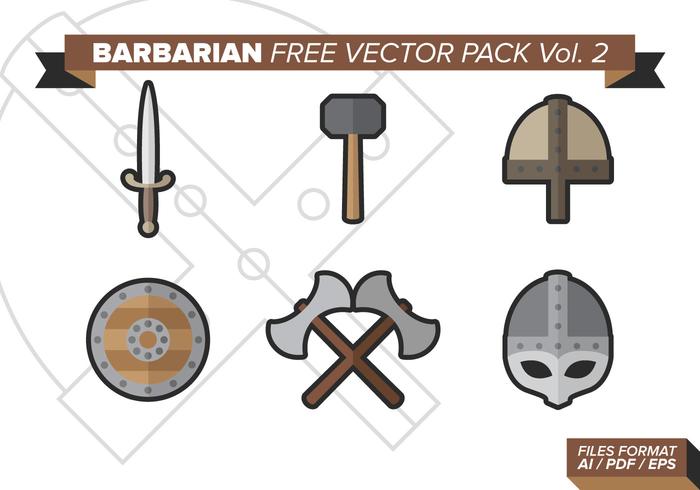 Barbarian Free Vector Pack Vol. 2 Barbarian Free Vector Pack Vol. 2
