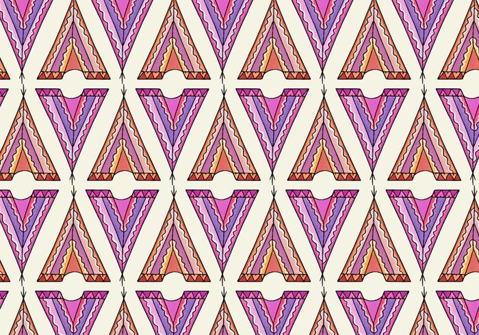 Free Vector Tipi Pattern