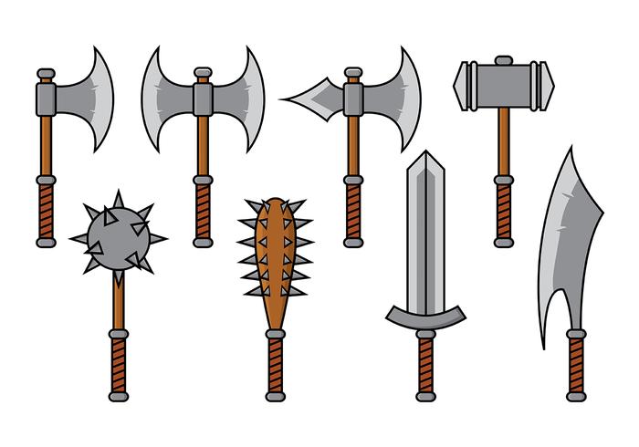 Barbarian Weapon Vector