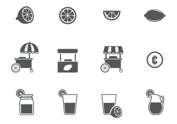 Lemonade Icons Vector