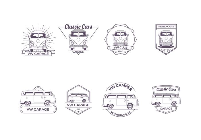 Free VW Camper Badge Vector Free VW Camper Badge Vector