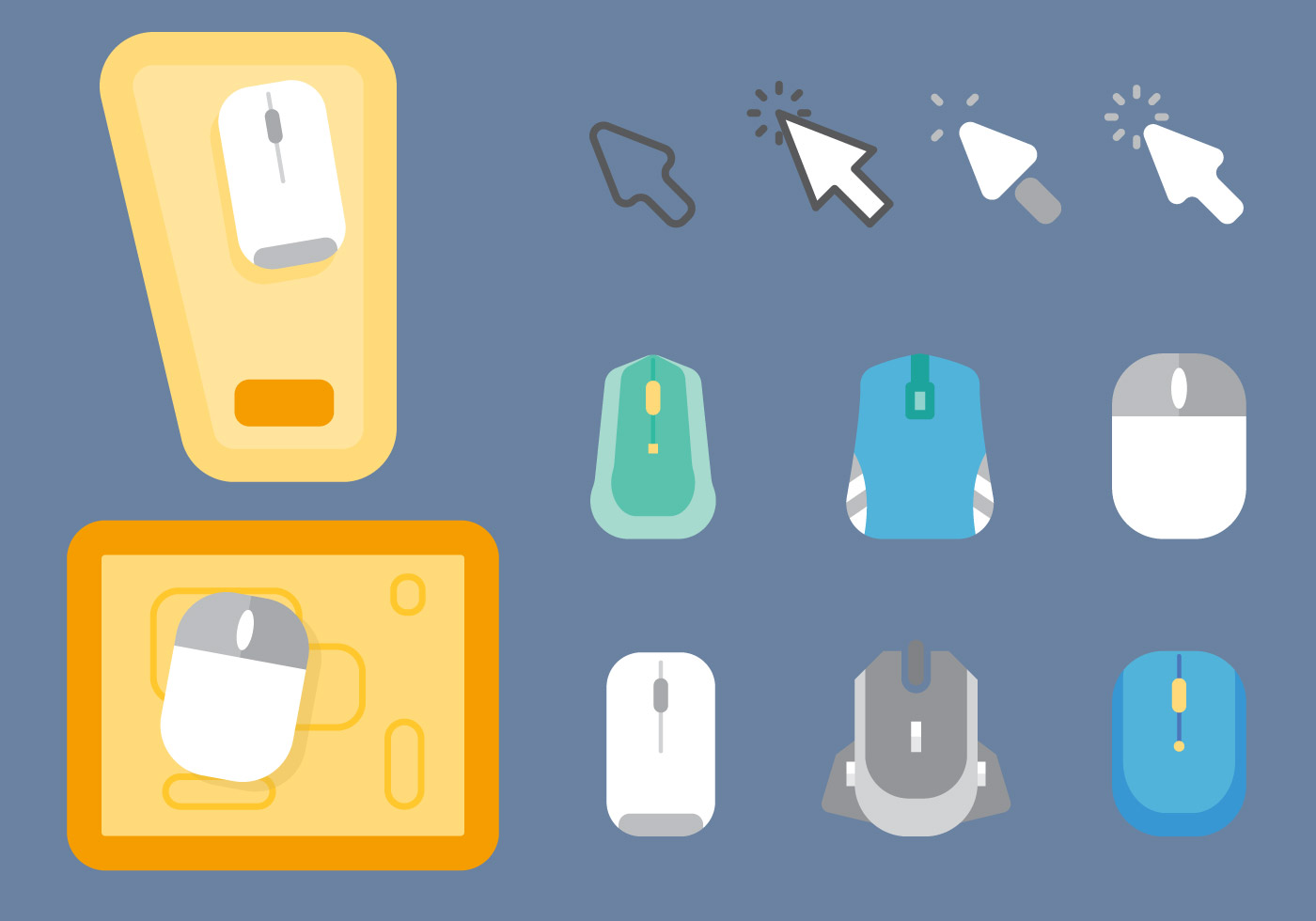 Free Mouse Pad Vector 3 114446 Vector Art at Vecteezy