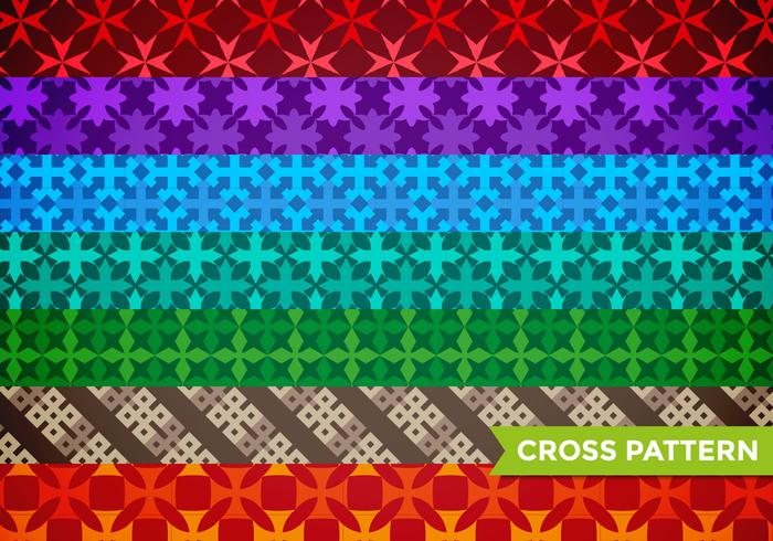 Maltese Cross Pattern Vector