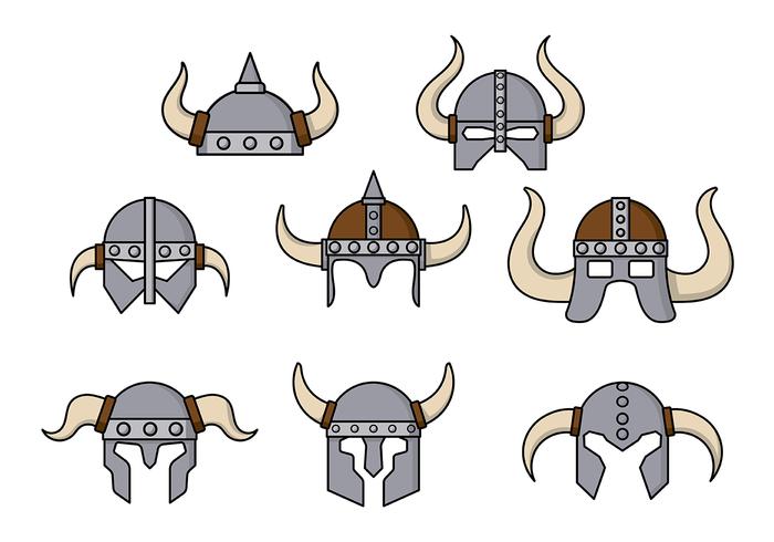 Barbarian Helmet Vector