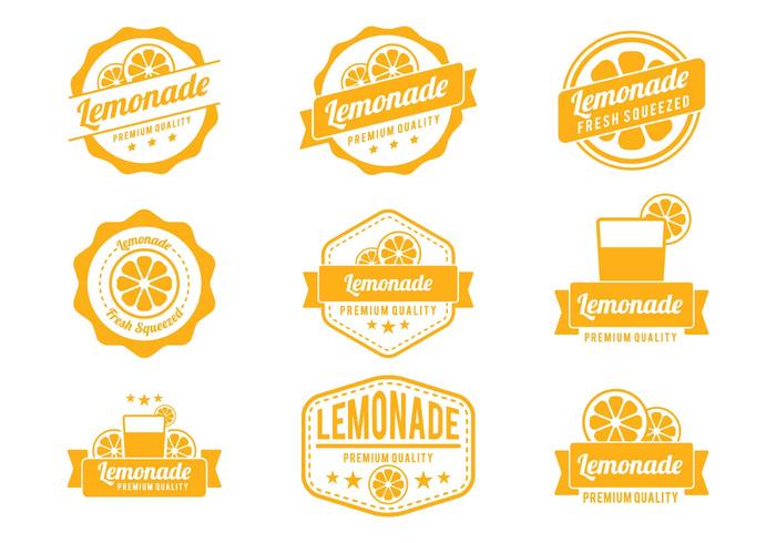 Limonada Badge Vectores