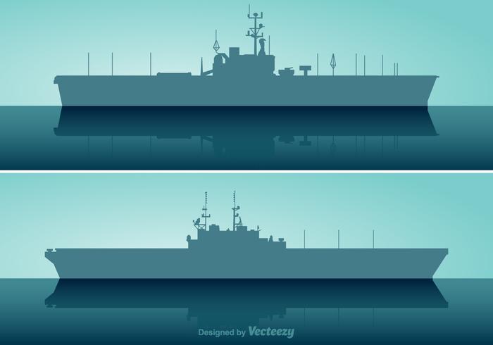 Free Aircraft Carrier Vector Set