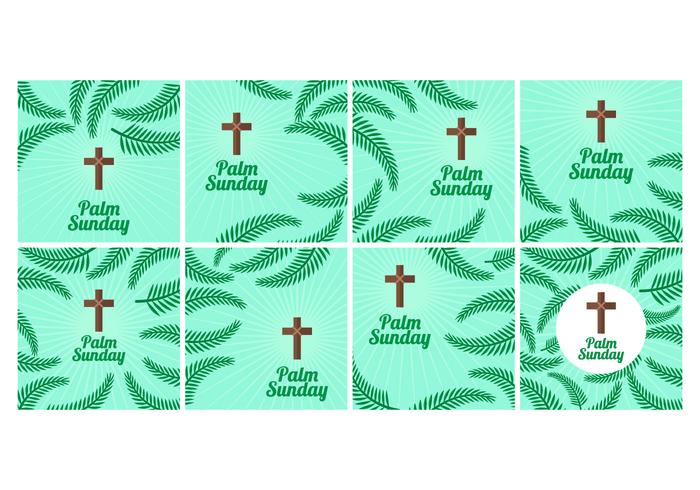 Free Palm Sunday Vector Background Free Palm Sunday Vector Background