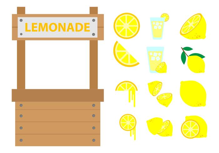 Vector libre del soporte de la limonada