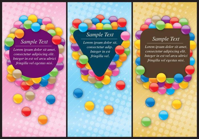 Smarties Flyers vector