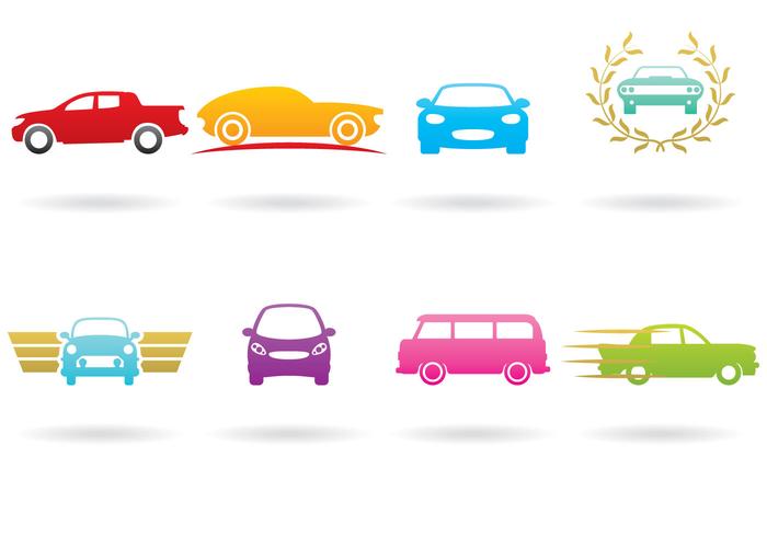 Logos de coches vector