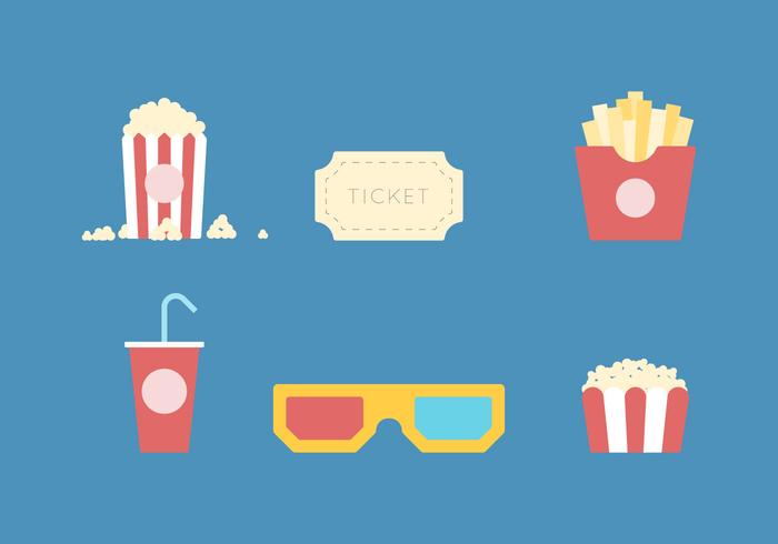 Free Popcorn Vector 1