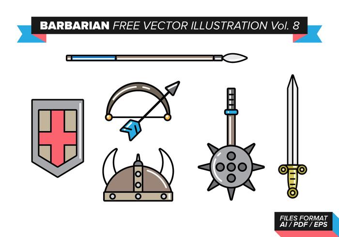 Barbarian Free Vector Illustration Vol. 8 Barbarian Free Vector Illustration Vol. 8