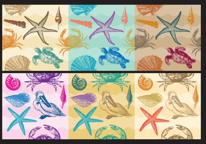 Beach Patterns vector