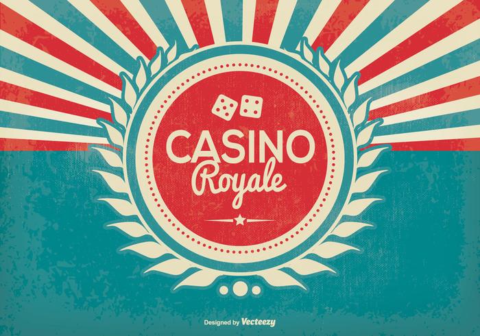 Retro Style Casino Royale Illustration Retro Style Casino Royale Illustration