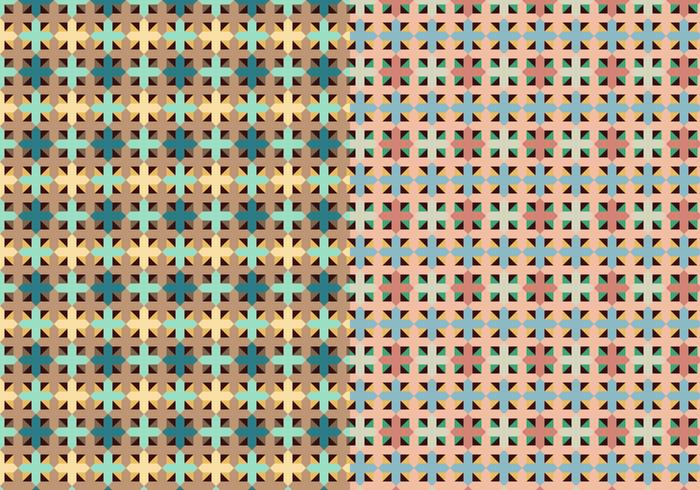 Square Set Decorative Pattern vector