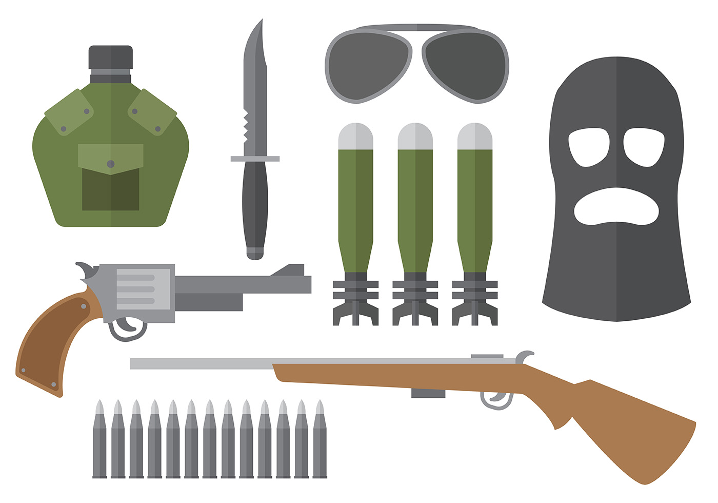 Free World War 2 Icons Vector 114686 Vector Art at Vecteezy