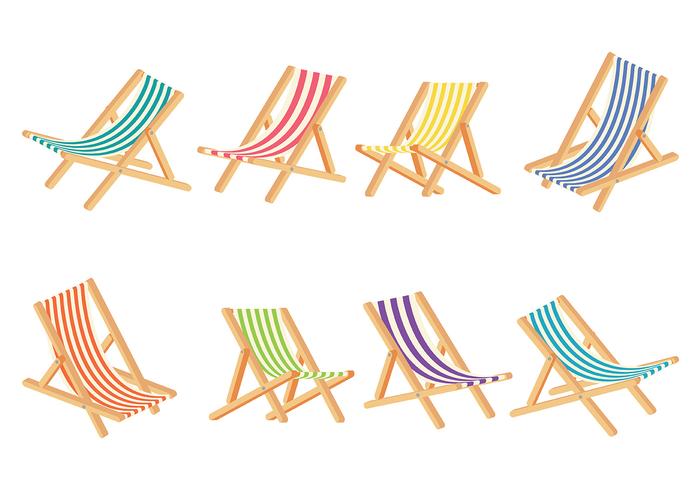 Deck Chair Vector