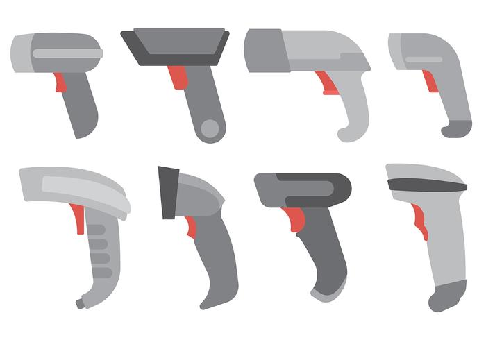 Free Barcode Scanner Icons Vector