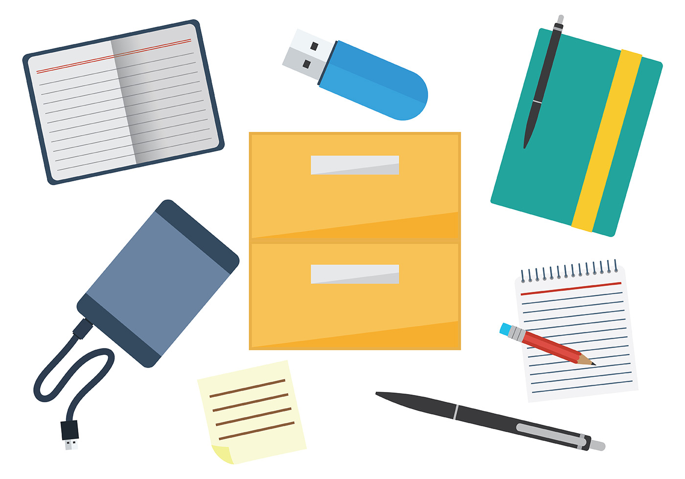 Download Free File Cabinet Icons Vector - Download Free Vectors, Clipart Graphics & Vector Art