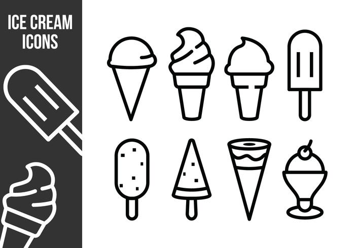 Free Ice Cream Icons vector