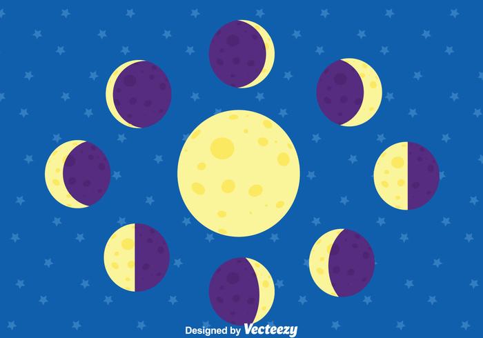 Moon Phase Vector