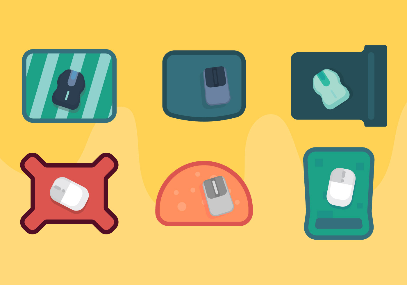 Free Mouse Pad Vector 2 114813 Vector Art at Vecteezy