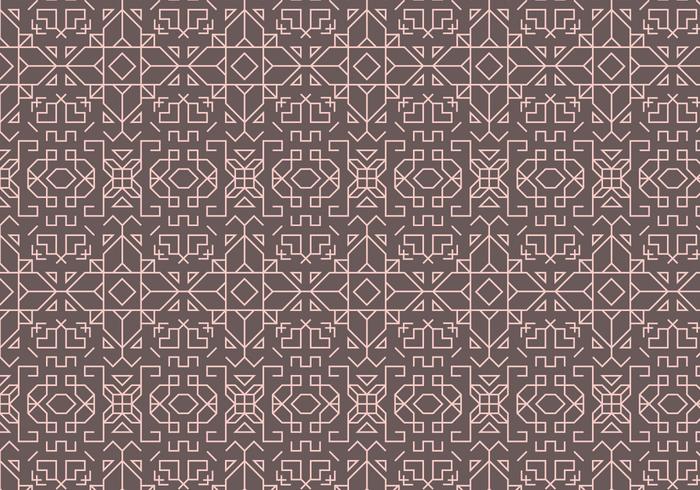 Outline Geometric Pattern vector