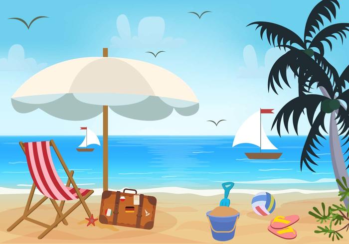 Beach Theme Vector