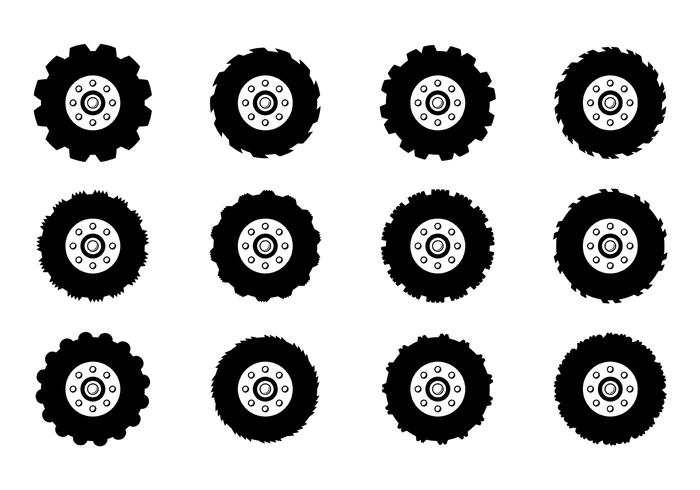 Tractor Tire Vector