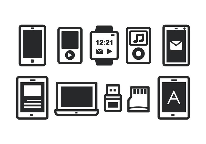 Gadget Icon Set vector