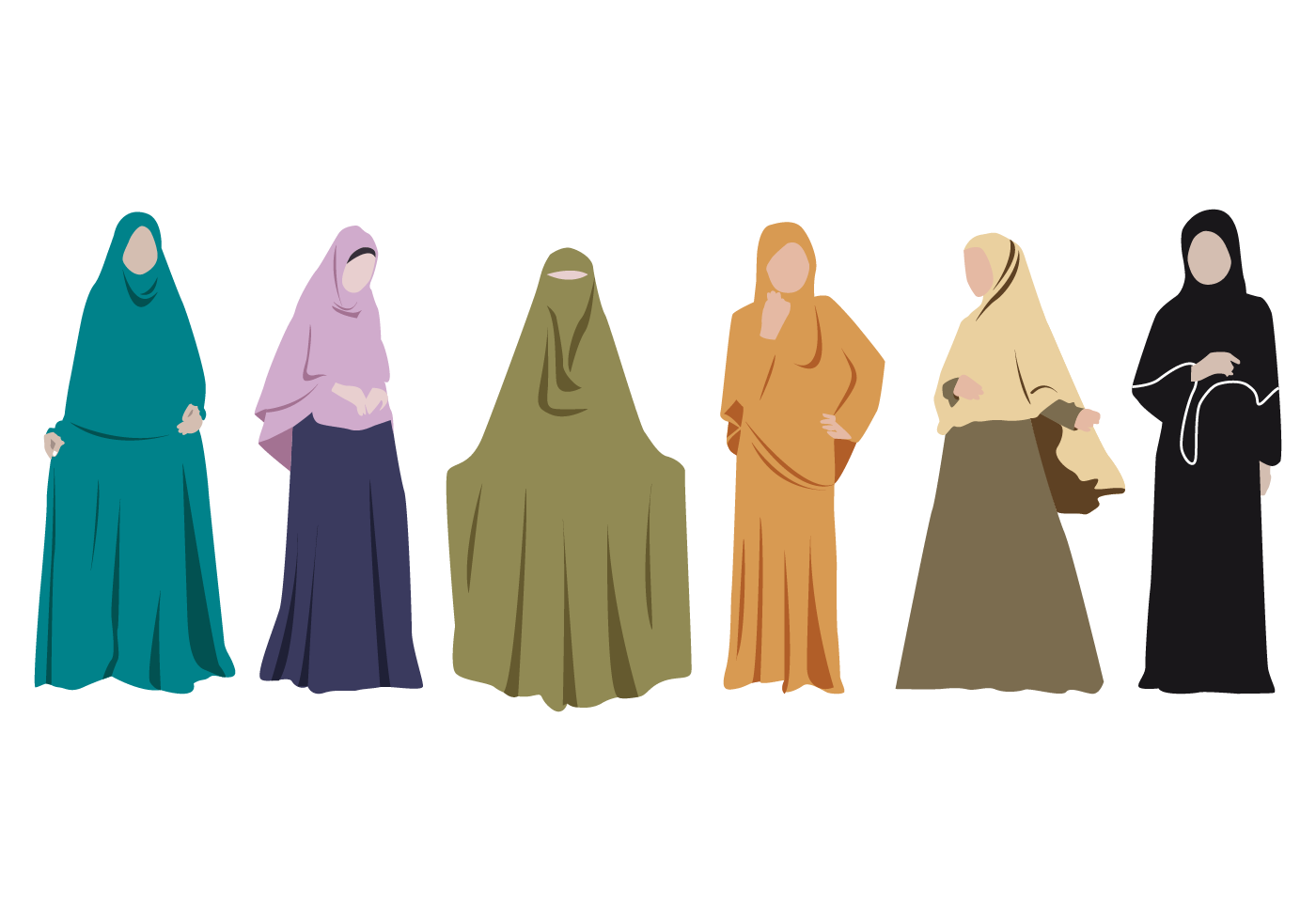 Free Abaya  Vector Download Free Vector Art Stock 