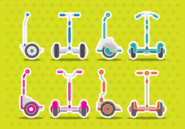 Segway Vector Icons Segway Vector Icons