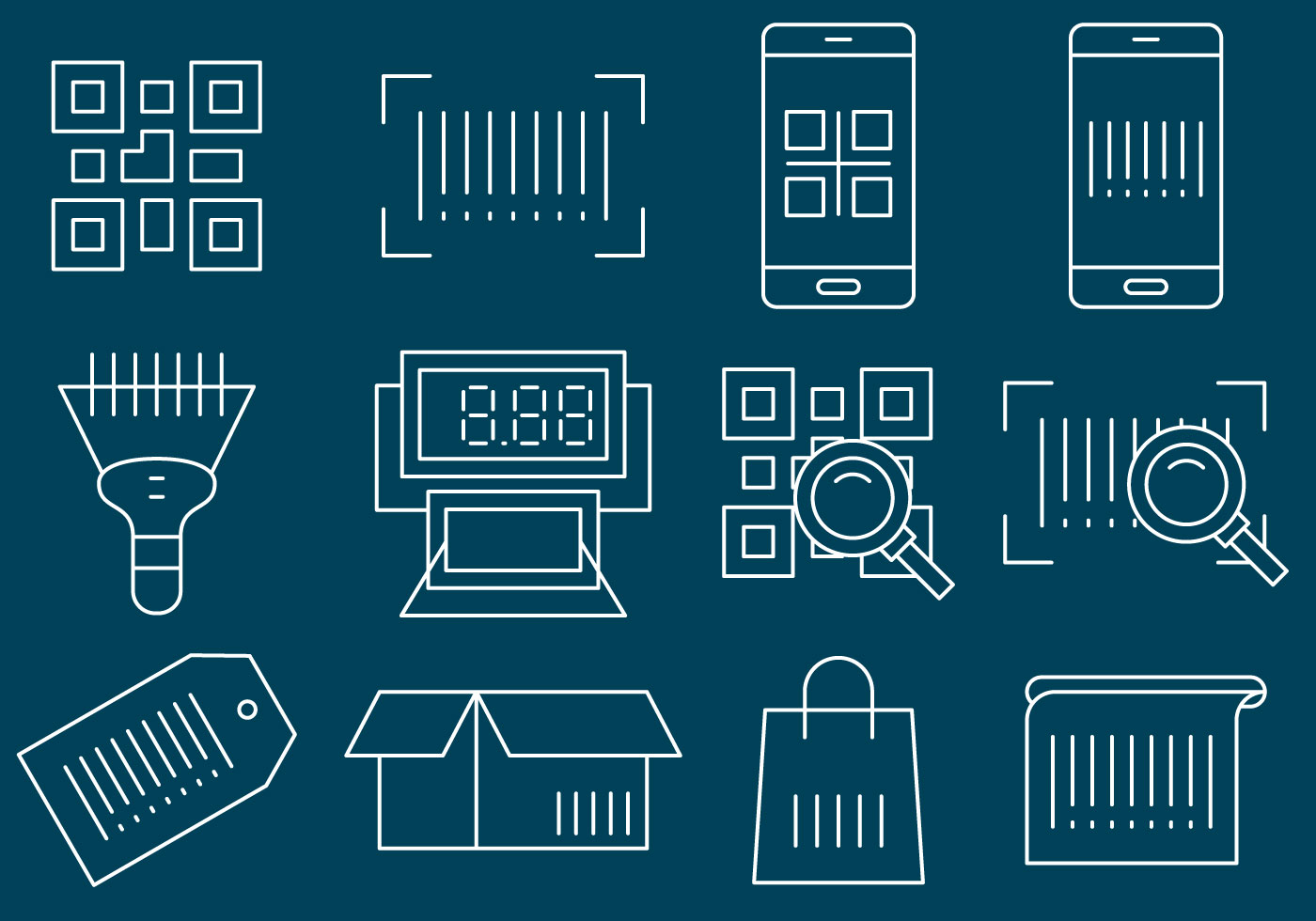 Download Barcode Line Icons - Download Free Vector Art, Stock ...