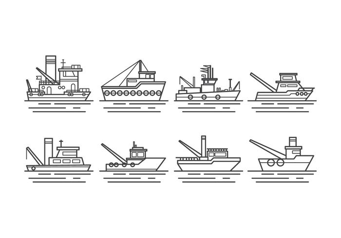 Free Tugboat Vector