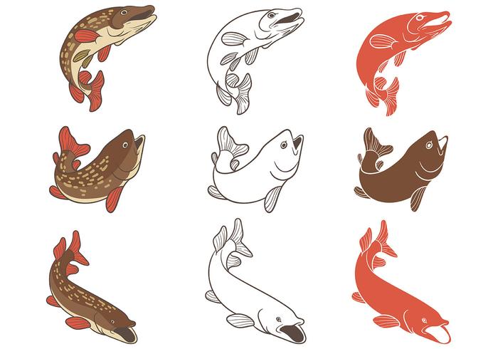 Libre Pike Icons Vector