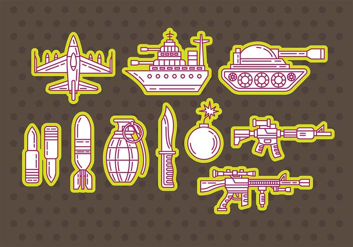 World War Vector Icons World War Vector Icons